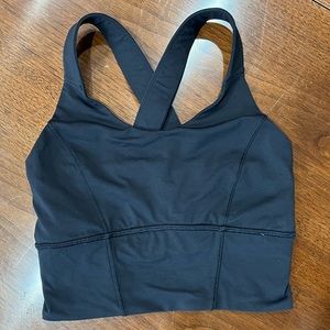 Size 4 Black lululemon bra
